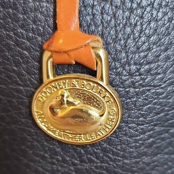 Dooney and Bourke Vintage Striking Night Sky Dark Blue Satchel Shoulder Bag - Picture 6 of 16